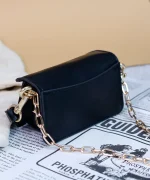 کیف مینی چرمی وارداتی بند فلزی - Image 5