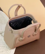 کیف دوشی زنانه چرم مدل صندوقی - Image 5